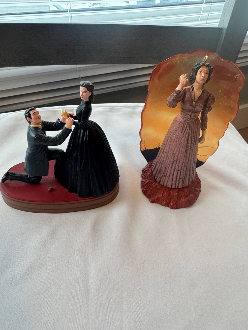 Hallmark Gone With the Wind ornaments Rhett Scarlett